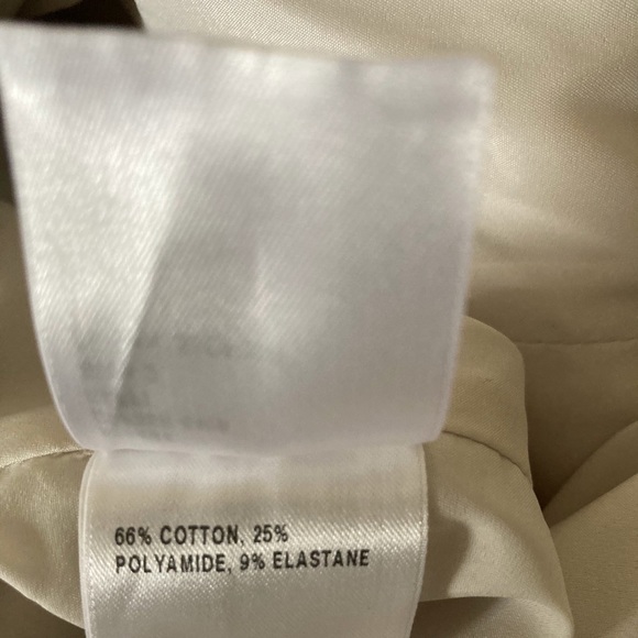 LAFAYETTE 148 NY 2 CREAM DRESS COTTON ELASTANE - Picture 10 of 14